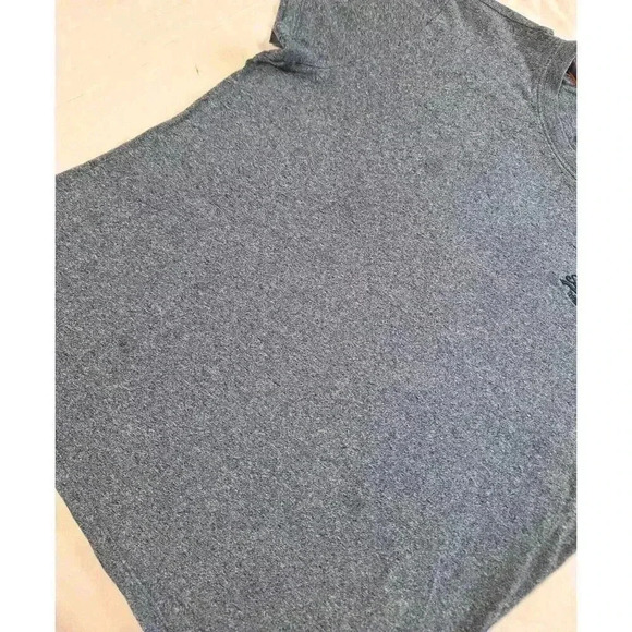 Superdry Shirt Men's Size 2XL Gray Embroidered Logo Short Sleeve Cotton Tee - Picture 8 of 8